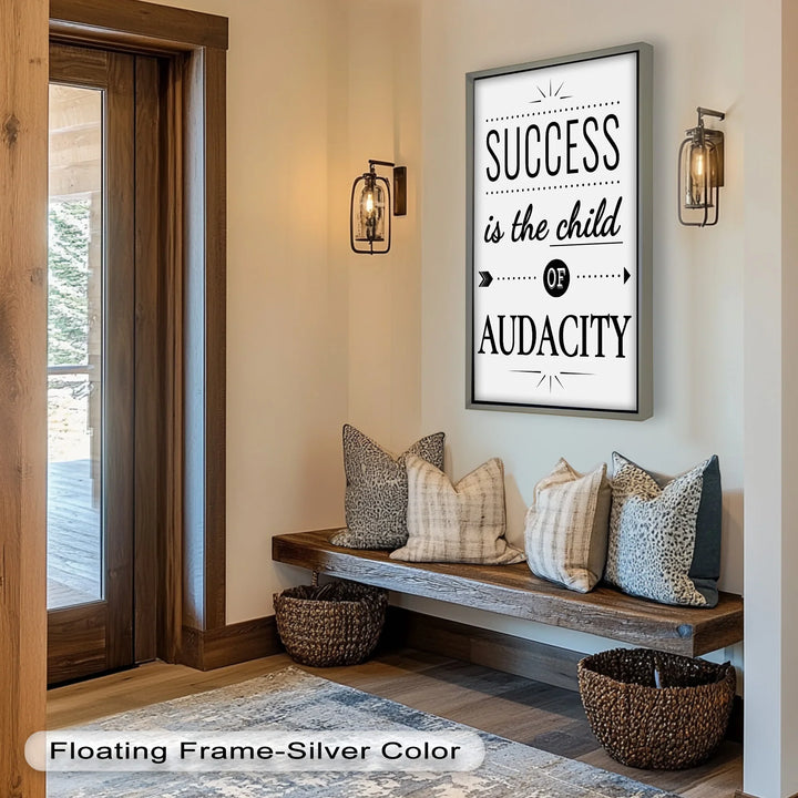 Success Is the Child of Audacity – Modern Oil Painting - MyPhotoStation
