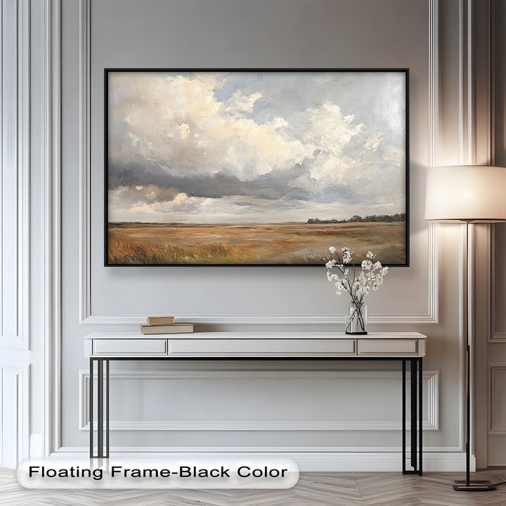 Prairie Horizon – Vintage Oil Painting