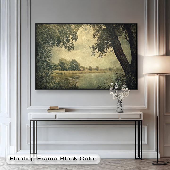 Riverbank Landscape – Countryside Oil Paintings