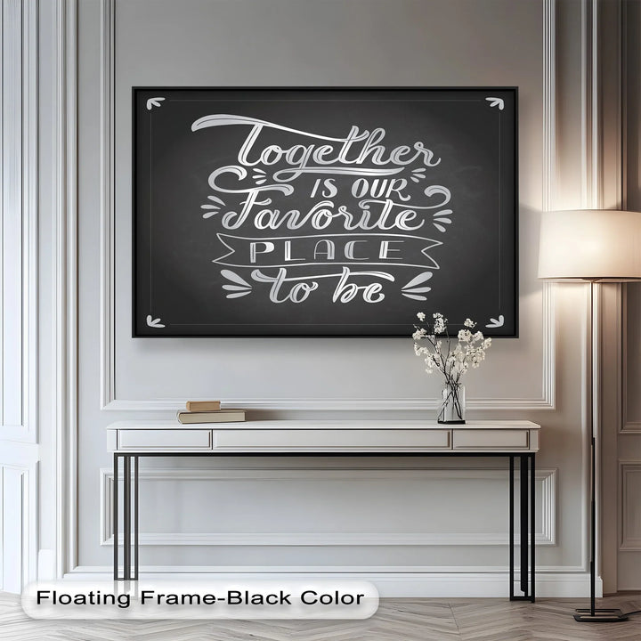 Together Is Our Favorite Place – Modern Oil Paintings - MyPhotoStation
