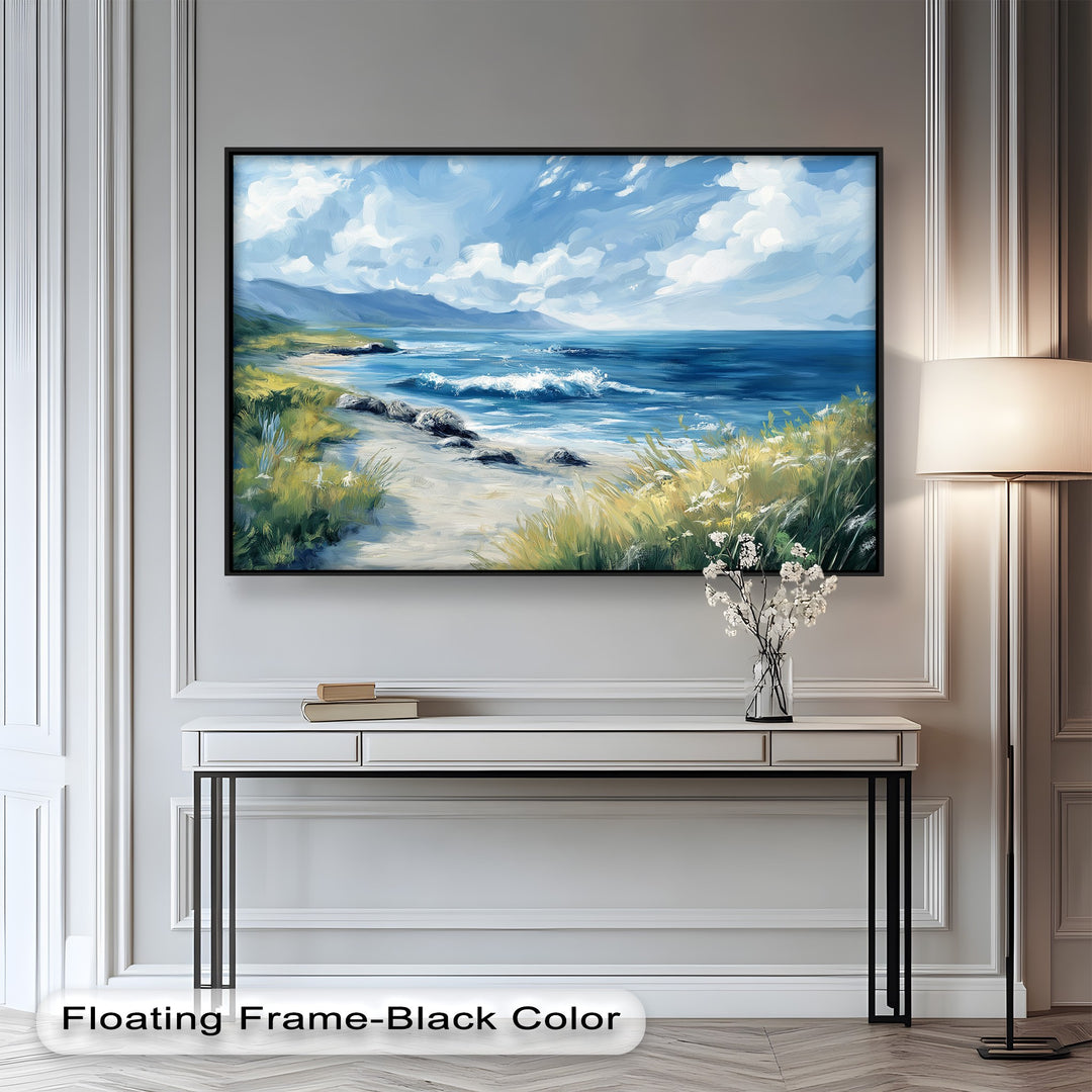Ocean Breeze – Seaside Landscape Oil Painting