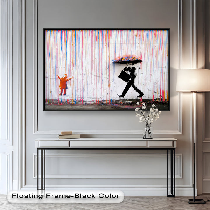 Colorfall Dissonance – Banksy Oil Painting