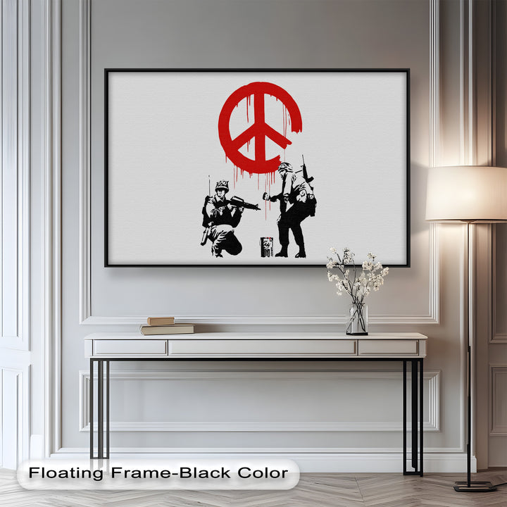 Peace Spray – Banksy Oil Painting