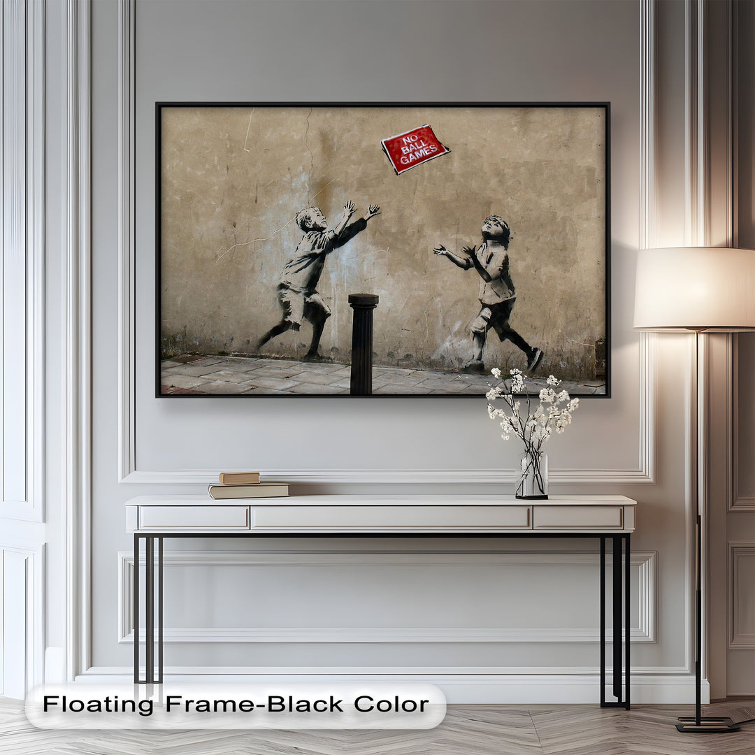 No Ball Games – Banksy Oil Painting