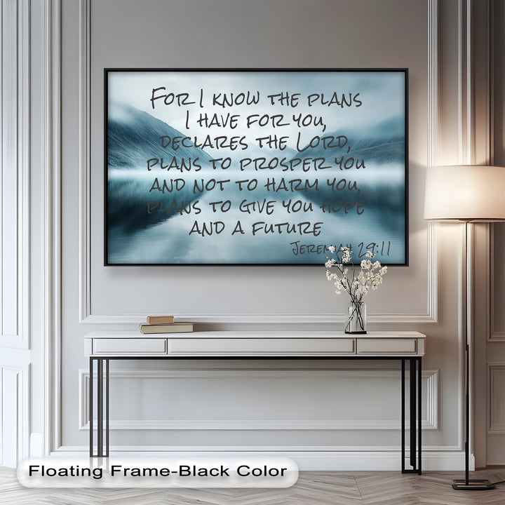 Jeremiah 29:11 – God's Plan Bible Verse Oil Painting