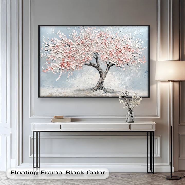 Blossoming Cherry Tree – Floral Oil Painting
