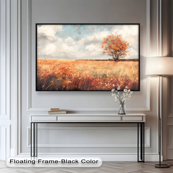 Vintage Autumn Fall – Landscape Oil Painting