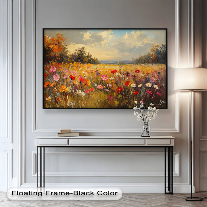 Wildflower Field – Floral Oil Painting