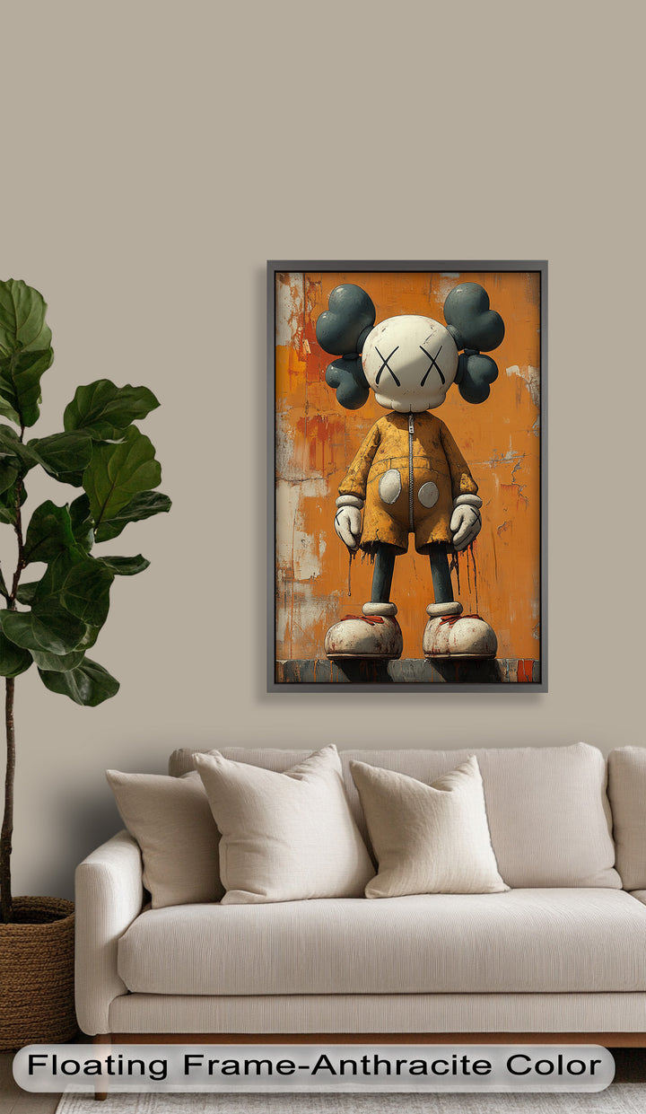 Rust Rebellion – KAWS Begleitölgemälde