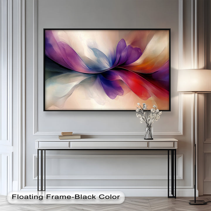 Abstract Floral Flow – Colorful Modern Oil Painting