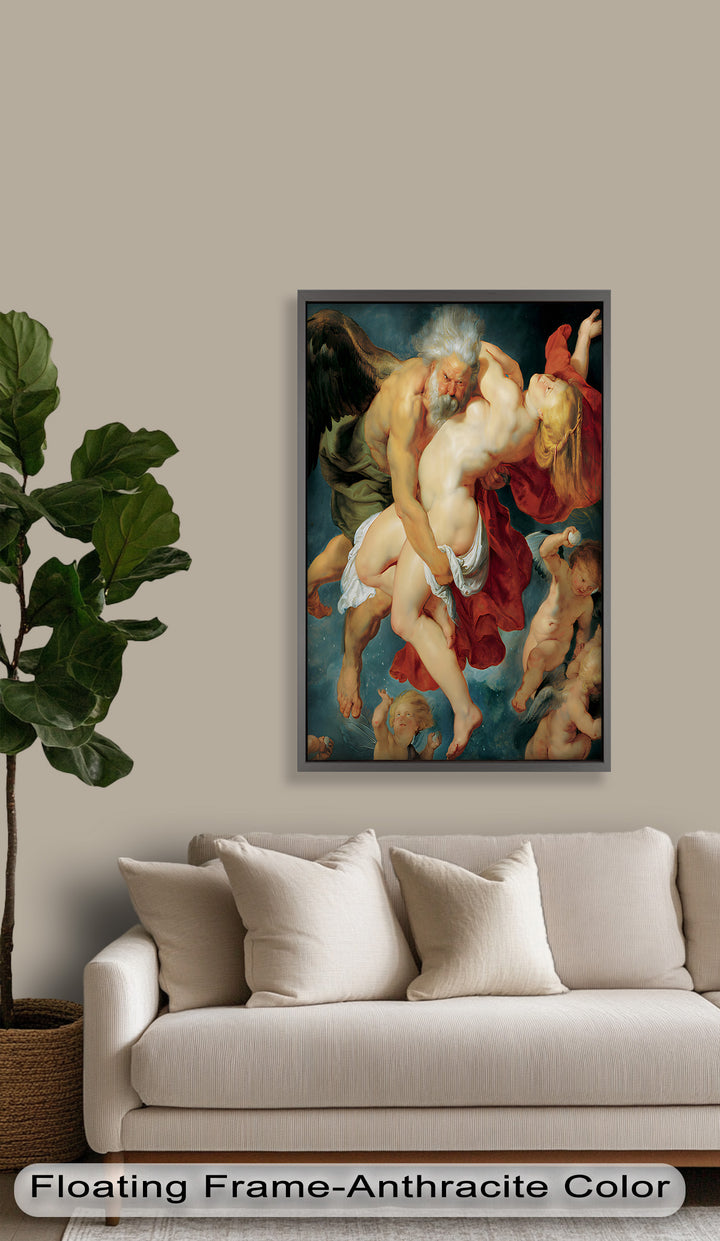 Entführung der Psyche – Mythologisches Akt-Ölgemälde aus der Renaissance