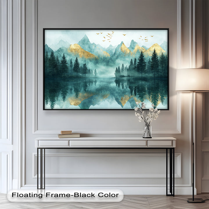 Mist Mountains – Forest Oil Painting