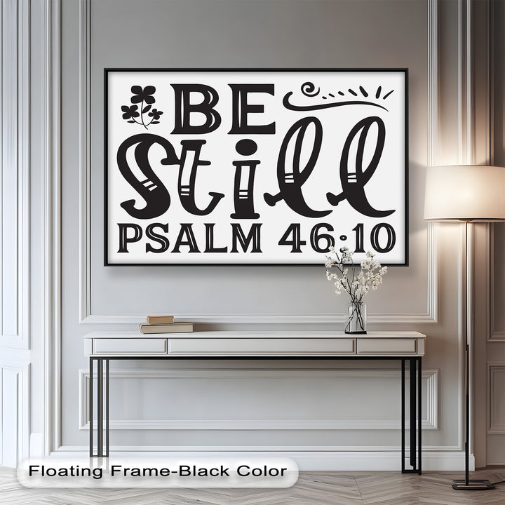 Sei still – Psalm 46:10 Bibel Bibel Ölgemälde
