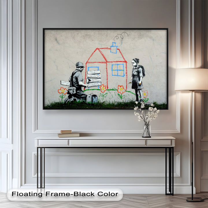 Boarded Dreams – Banksy Oil Painting