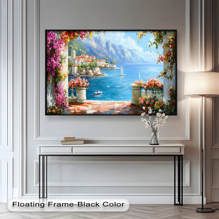 Mediterranean Coastal – Seaside Landscape Oil Painting