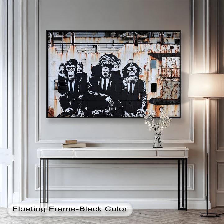 The Silent Truth – Banksy Oil Painting