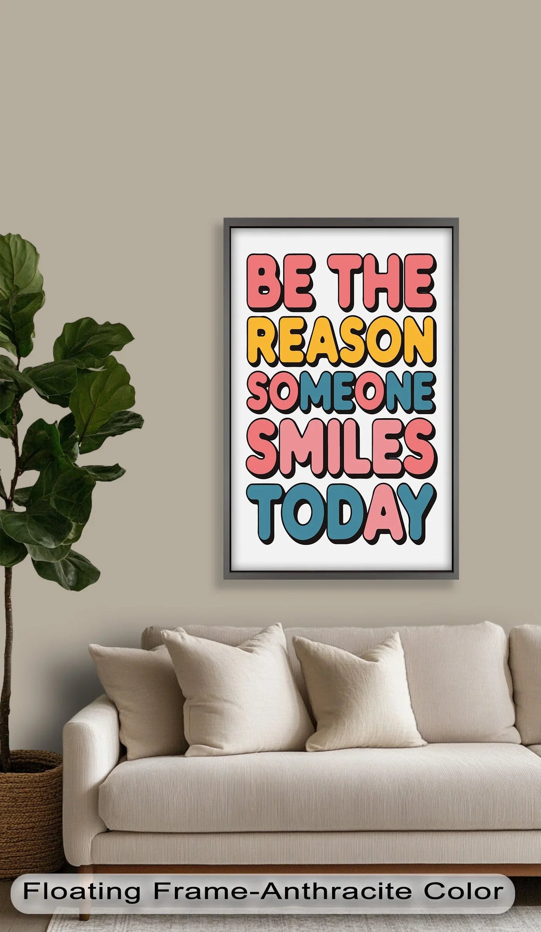 Be the Reason Someone Smiles – Oil Painting - MyPhotoStation
