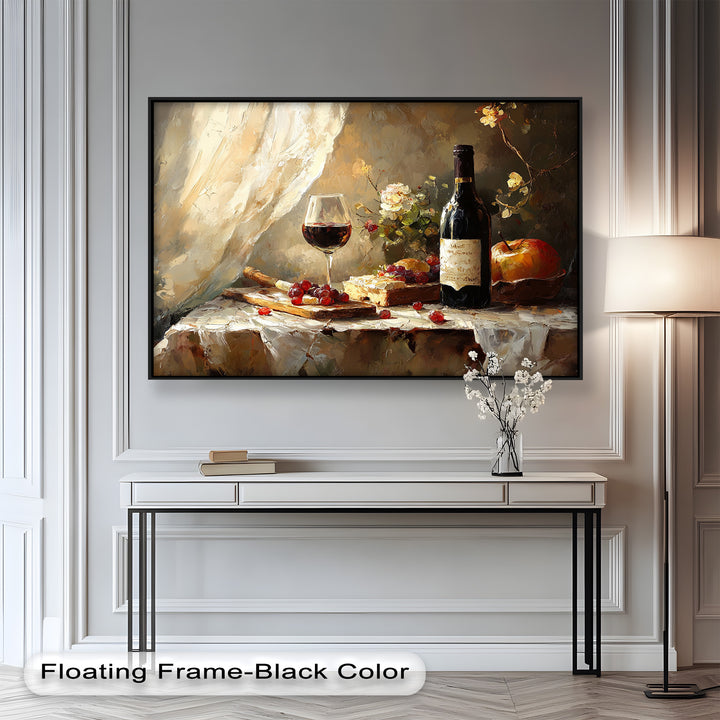 Capturing a serene moment of indulgence, this still life artwork brings a sense of warmth, elegance, and timeless sophistication to any space.






