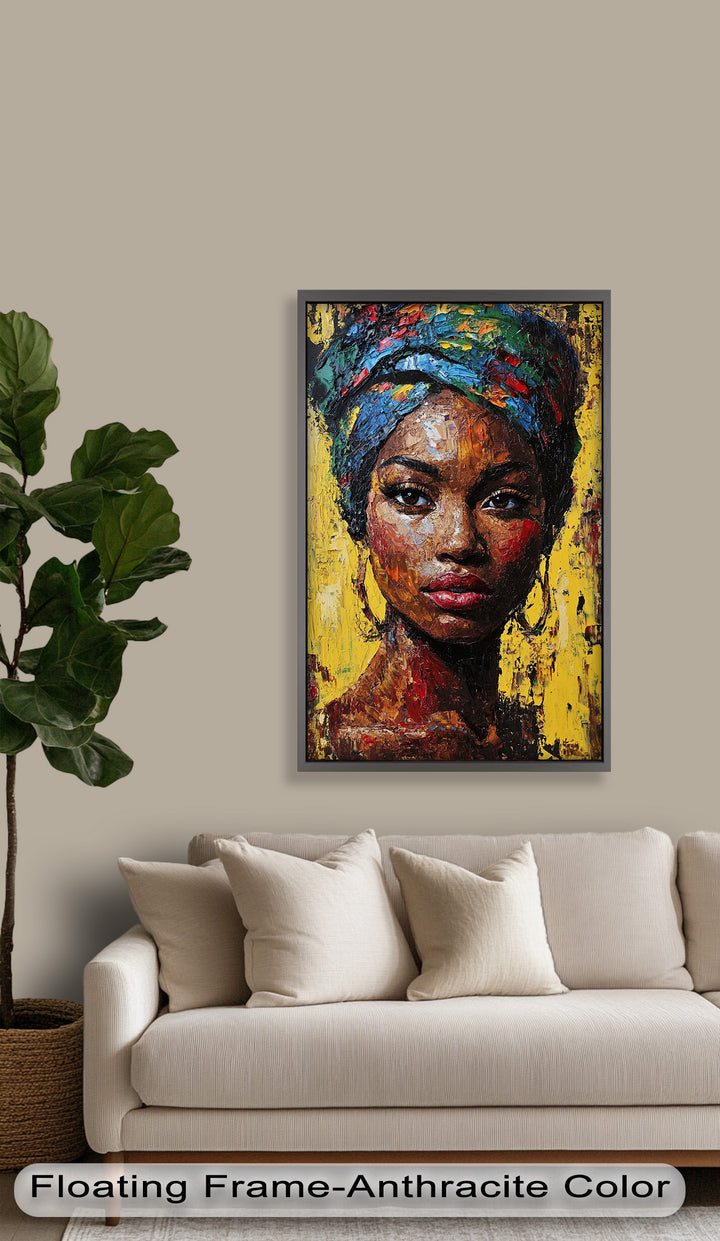 Radiant Soul – Bold Portrait Oil Painting in Fauvist Style