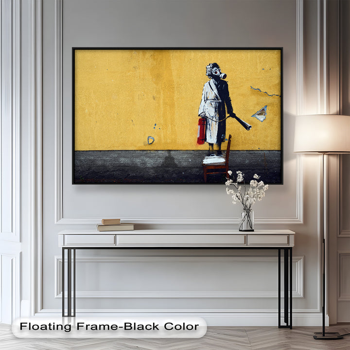 Domestic Rebellion – Banksy Oil Painting