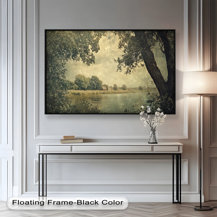 Riverbank Landscape – Countryside Oil Paintings
