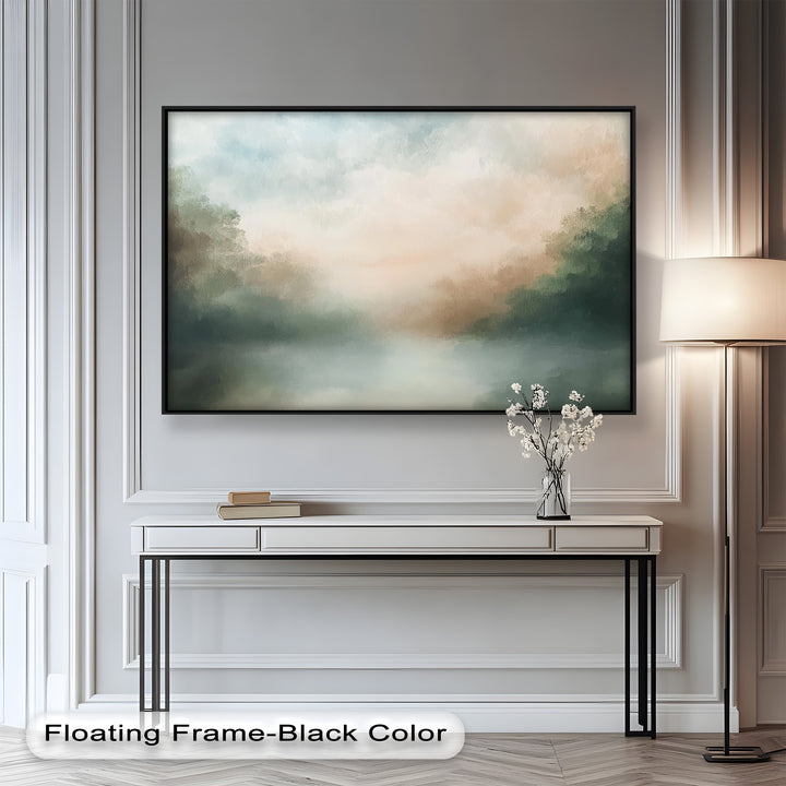 Seastorm Modern Art – Gerahmtes Ölgemälde
