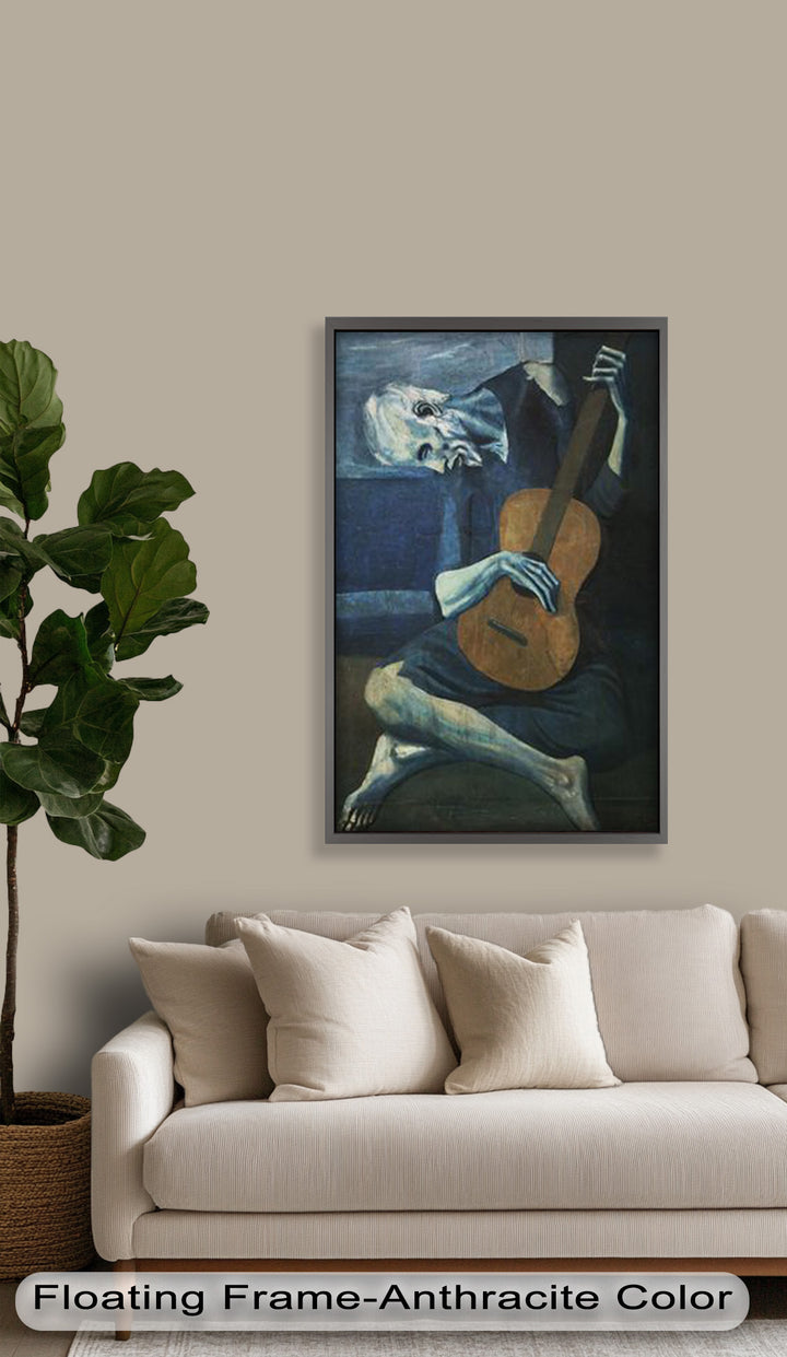 Der melancholische Musiker – Picasso-Ölgemälde
