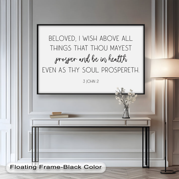 3 John 2 Wall Art – Christian Bible Oil Paintings