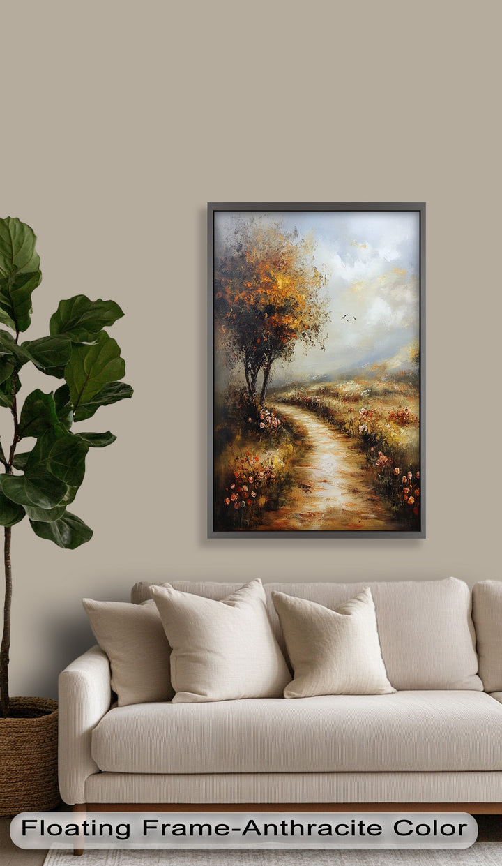 Winding Path Landscape - Impressionism Oil Painting