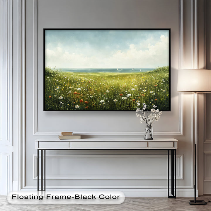 Moody Country Landscape – Serene Oil Painting