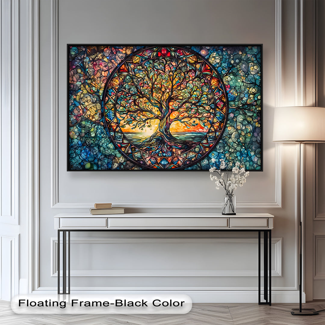 Perfect for bohemian, mystical, or eclectic spaces, this piece adds deep symbolism, beauty, and light to any room.

