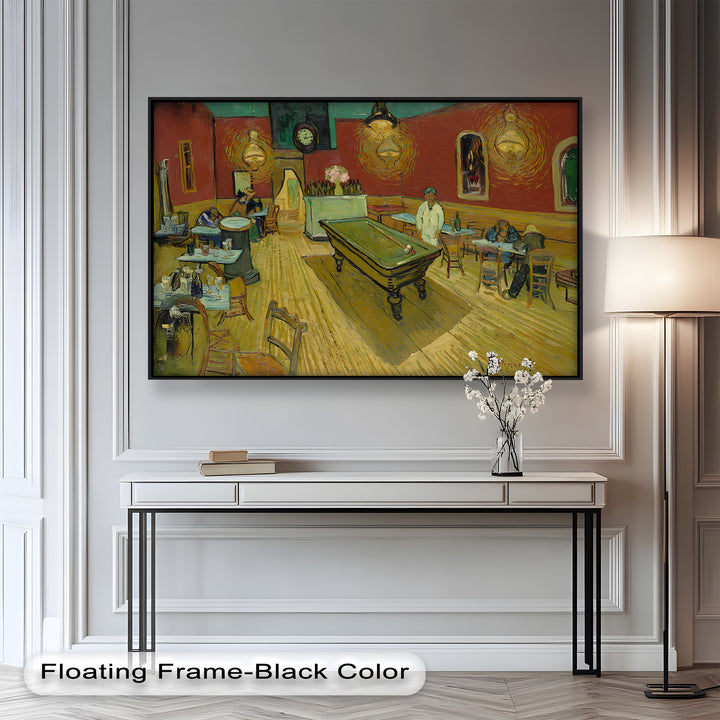 Das Nachtcafé – Ausdrucksstarkes Interieur Historisches Ölgemälde