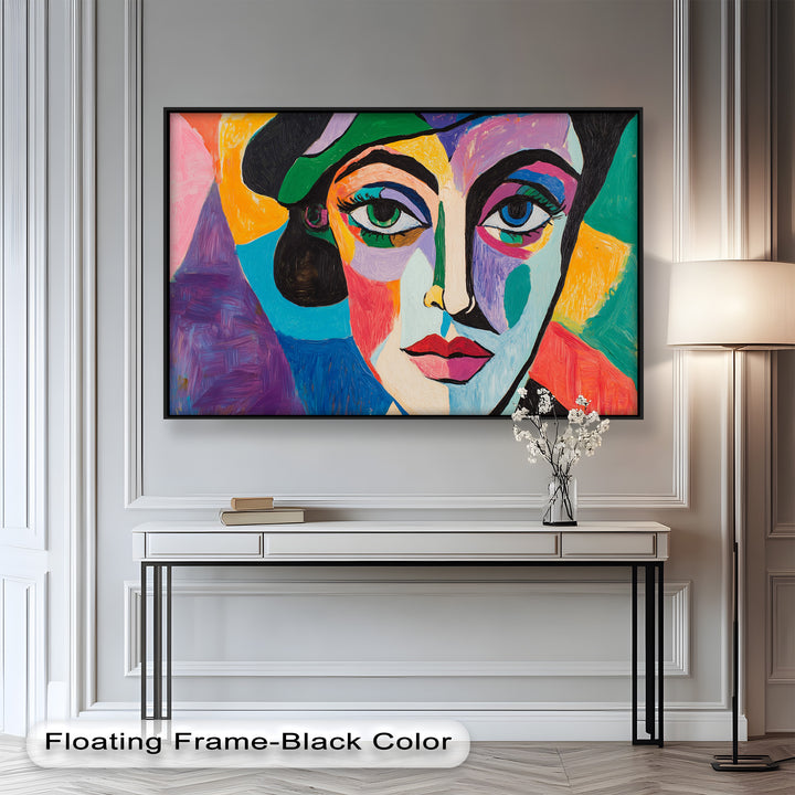 Frauenporträt Ölgemälde – Fauvistische expressionistische Kunst