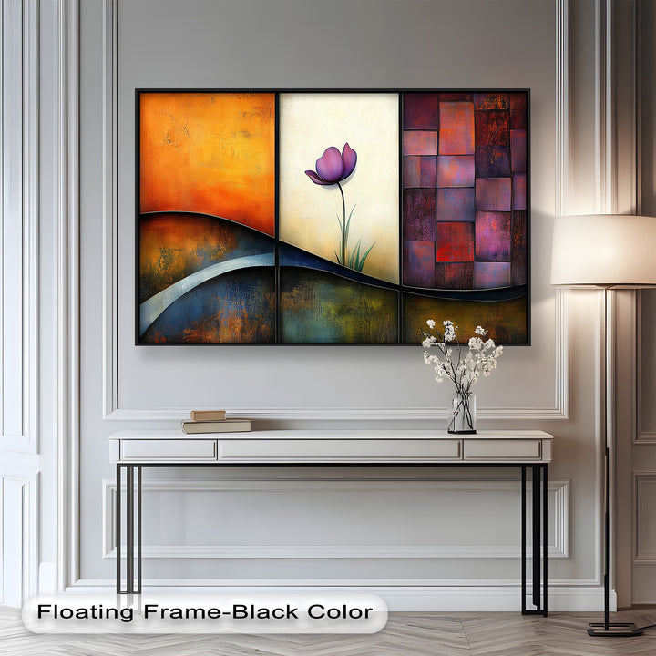 Tulip Dreams Abstract – Floral Modern Oil Painting