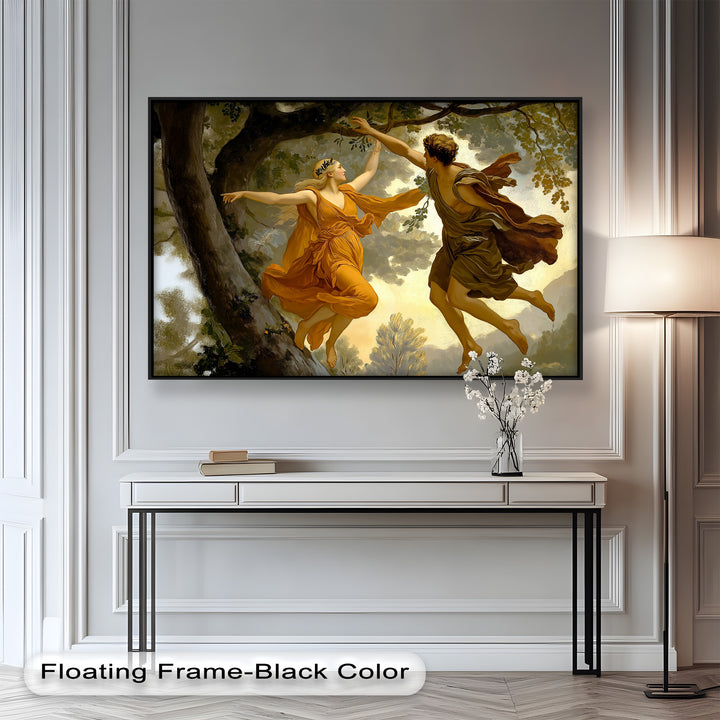 Dem Schicksal nachjagen – Apollo und Daphne, Renaissance-Akt-Ölgemälde