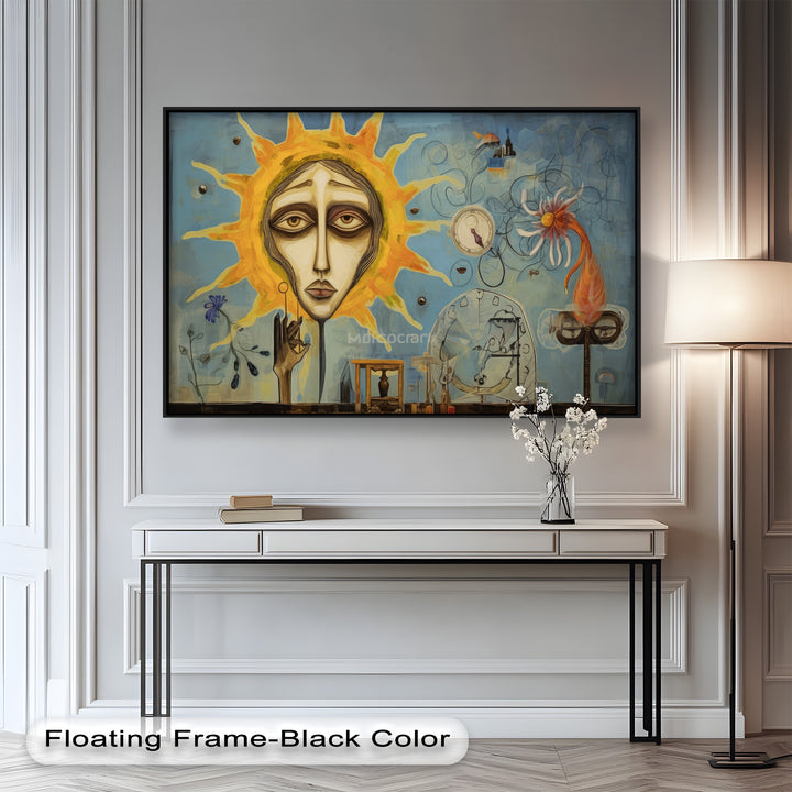 Solar Reverie – Surreal Dreamscape Picasso Oil Painting