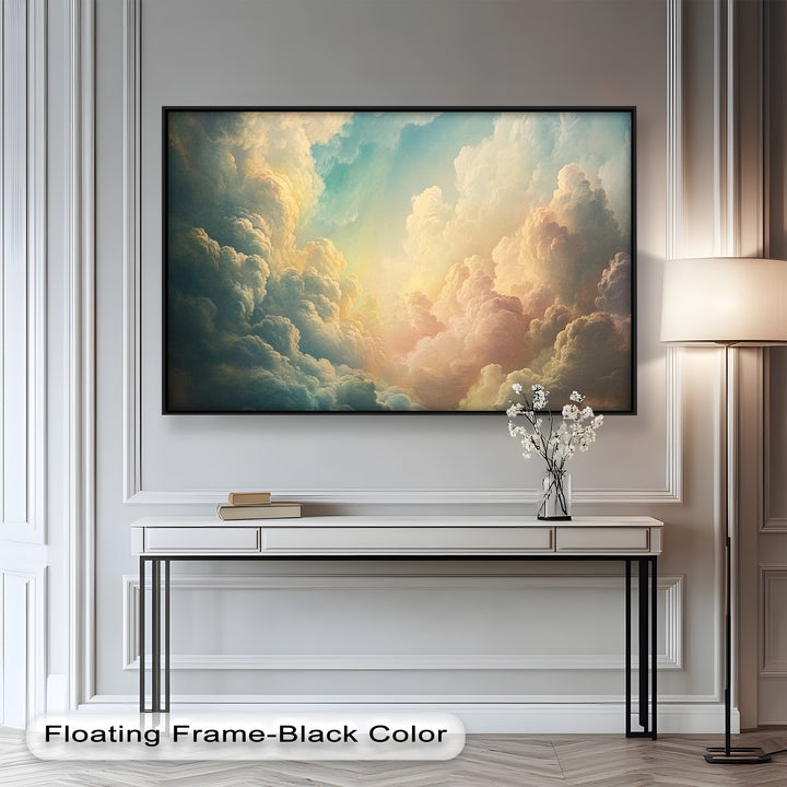 Heavenly Sky Glow – Modern Oil Painting
