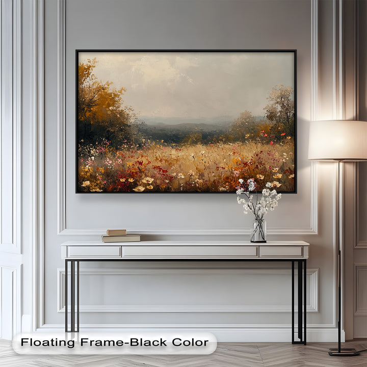 Classic Wildflower Art – Timeless Floral Oil Painting