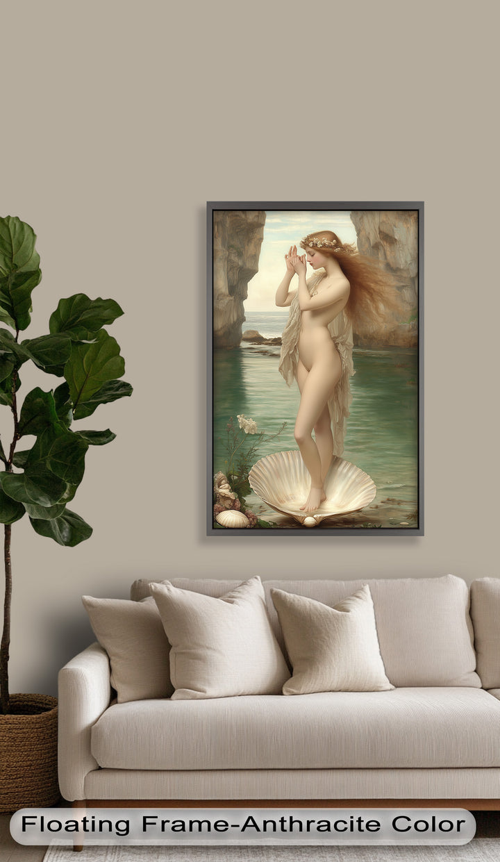 Birth of Grace – Renaissance-Inspired Venus Oil Painting