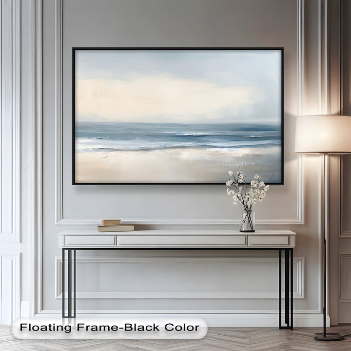 Ocean Wall Art - Minimalist Seascape Oil Painting