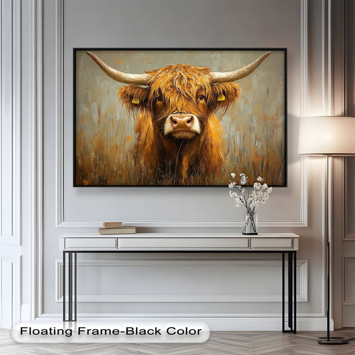 Highland Cow – Animal Oil Painting