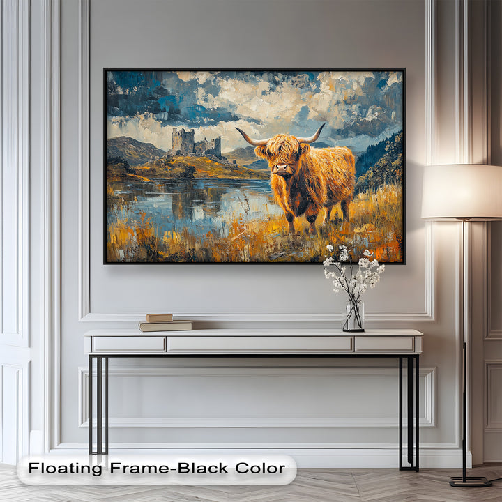 Highland Majesty – Rustic Oil Painting