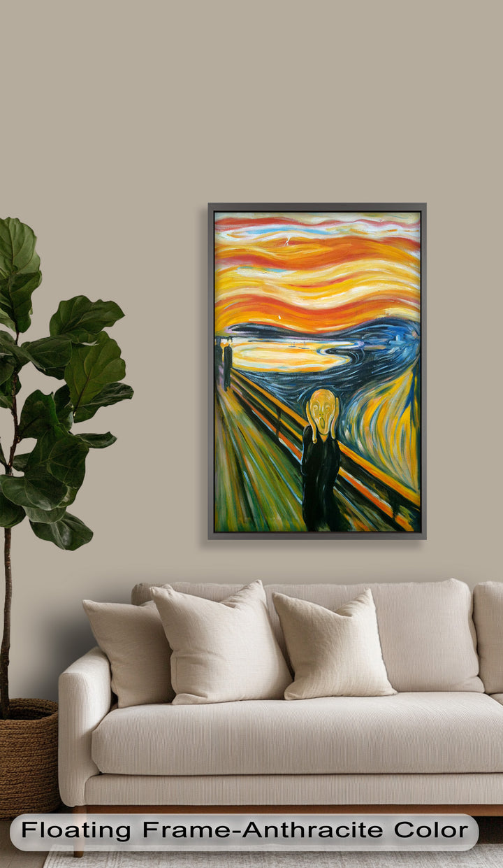Echo of the Void – Expressionist Angst Picasso Oil Painting