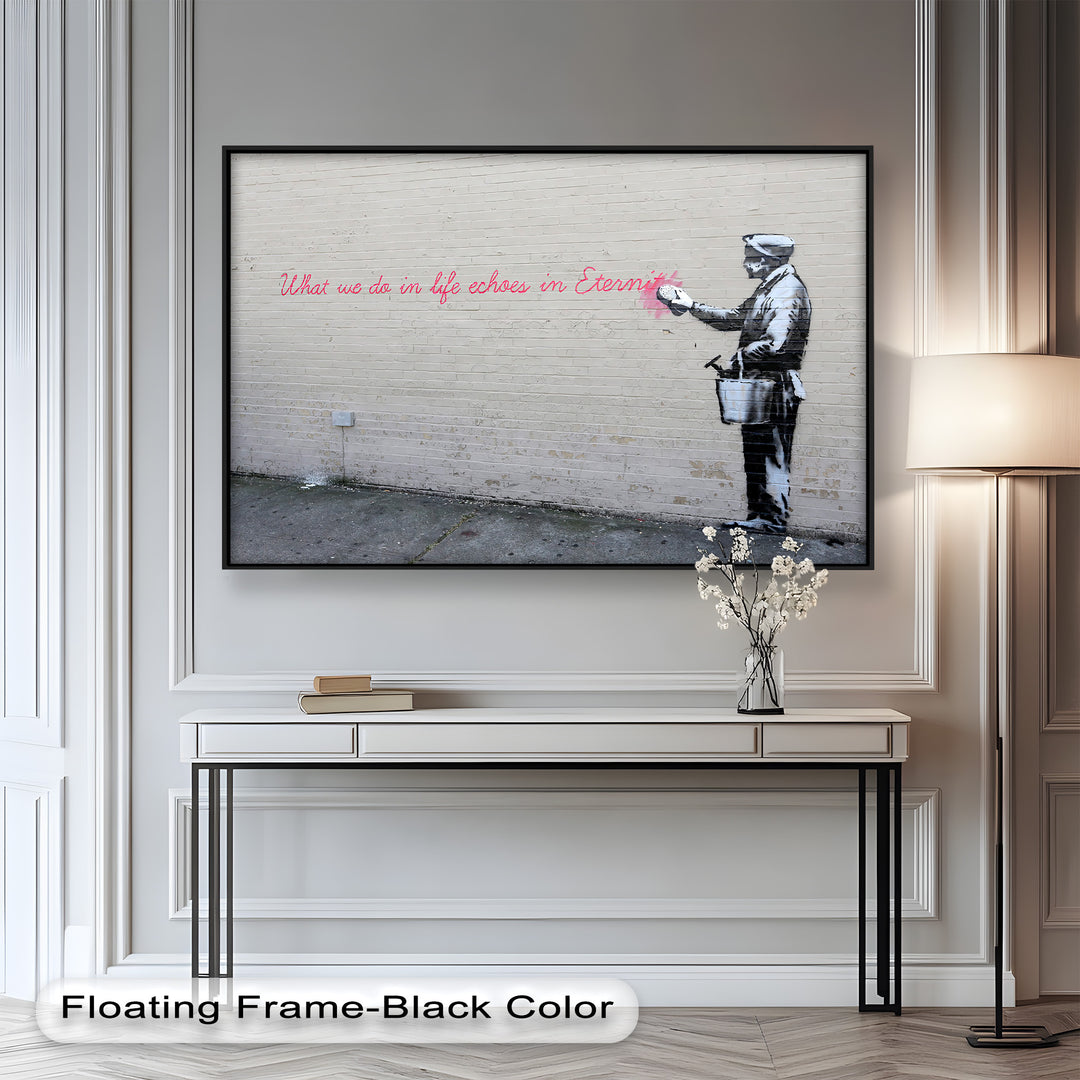 Echoes in Eternity – Banksy Oil Painting