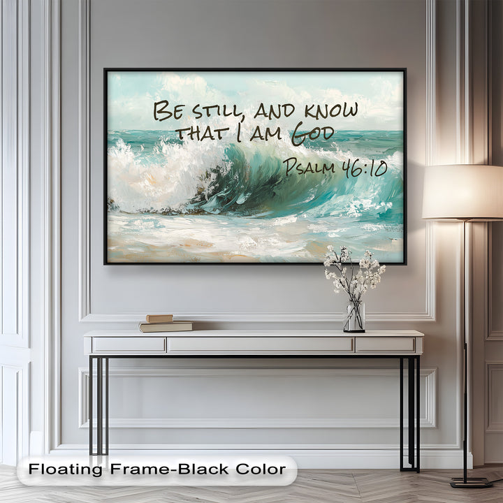 Biblical-themed coastal scene capturing the majesty of God’s presence.
