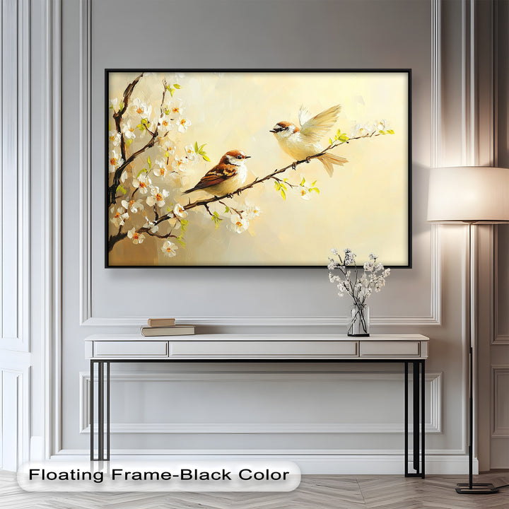 Spring Conversation – Animal Oil Painting