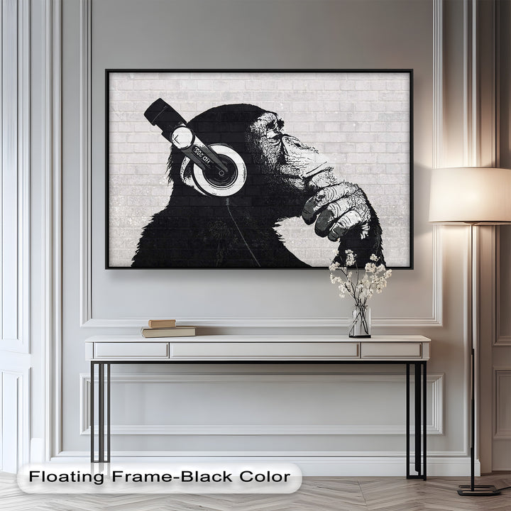 Contemplative Chimp – Banksy Oil Painting