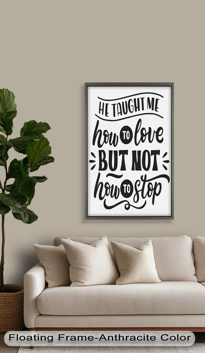 How to Love – Framed Oil Painting - MyPhotoStation