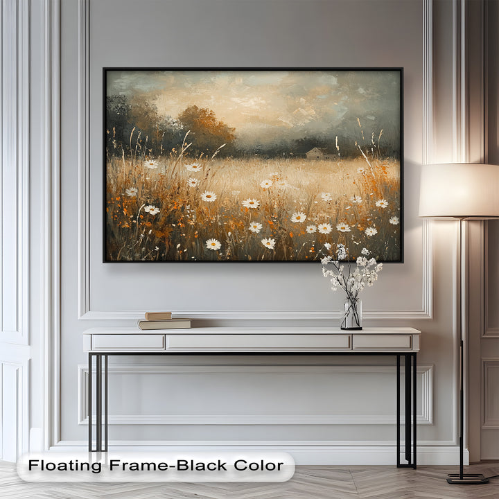 Golden Meadow – Wildflower Oil Painting