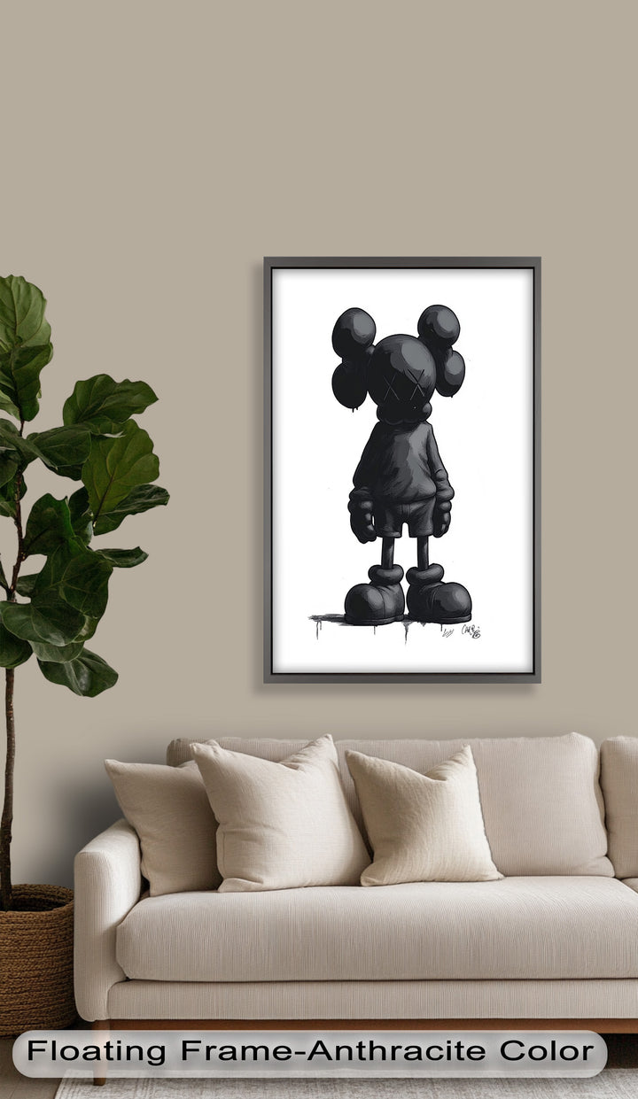 Schattenform Stille – KAWS Ölgemälde